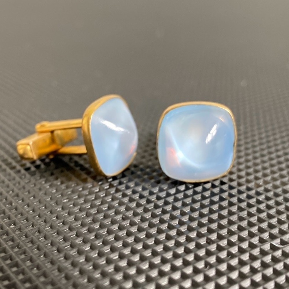 Vintage 1940’s moon glow cufflinks - 2 sets available